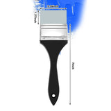 Maxbell Maxbell Flat Paint Brush Artists Epoxy Resin Making Decor Water based Acrylic Paints XL