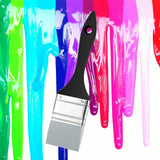 Maxbell Maxbell Flat Paint Brush Artists Epoxy Resin Making Decor Water based Acrylic Paints XL