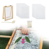 Maxbell Maxbell Paper Making Frame Screen Early Educational Learning Toy Paper Making Screen Style B