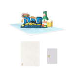 Maxbell Father's Day Card Birthday Card Holiday New Year Blessing Card from Daughter