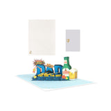 Maxbell Father's Day Card Birthday Card Holiday New Year Blessing Card from Daughter