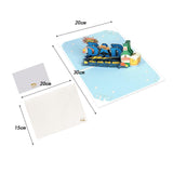 Maxbell Father's Day Card Birthday Card Holiday New Year Blessing Card from Daughter