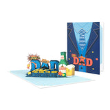 Maxbell Father's Day Card Birthday Card Holiday New Year Blessing Card from Daughter