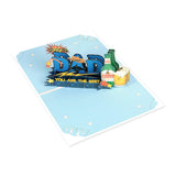 Maxbell Father's Day Card Birthday Card Holiday New Year Blessing Card from Daughter