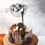 Maxbell Stainless Steel Boiler Pot Water Bath Melting Bowl for Cooking Outdoor Party 400ml