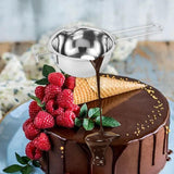 Maxbell Stainless Steel Boiler Pot Water Bath Melting Bowl for Cooking Outdoor Party 400ml