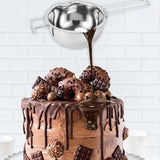 Maxbell Stainless Steel Boiler Pot Water Bath Melting Bowl for Cooking Outdoor Party 400ml