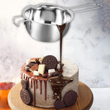 Maxbell Stainless Steel Boiler Pot Water Bath Melting Bowl for Cooking Outdoor Party 600ml