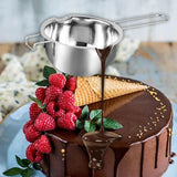 Maxbell Stainless Steel Boiler Pot Water Bath Melting Bowl for Cooking Outdoor Party 600ml