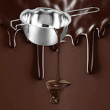 Maxbell Stainless Steel Boiler Pot Water Bath Melting Bowl for Cooking Outdoor Party 600ml