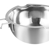 Maxbell Stainless Steel Boiler Pot Water Bath Melting Bowl for Cooking Outdoor Party 1000ml