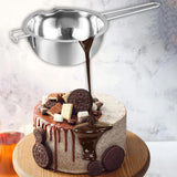 Maxbell Stainless Steel Boiler Pot Water Bath Melting Bowl for Cooking Outdoor Party 1000ml