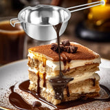 Maxbell Stainless Steel Boiler Pot Water Bath Melting Bowl for Cooking Outdoor Party 1000ml