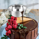 Maxbell Stainless Steel Boiler Pot Water Bath Melting Bowl for Cooking Outdoor Party 1000ml