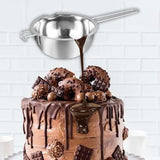 Maxbell Stainless Steel Boiler Pot Water Bath Melting Bowl for Cooking Outdoor Party 1000ml