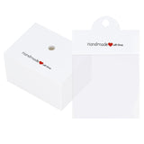 Maxbell Jewelry Packaging Bags Jewelry Bags for Earrings Homemade Coasters Necklaces White
