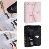 A5 Photocard Binder Plush A5 Binder Photo Album for Korean Idols Lovers Boys Pink