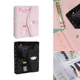 A5 Photocard Binder Plush A5 Binder Photo Album for Korean Idols Lovers Boys Pink