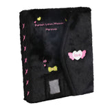 A5 Photocard Binder Plush A5 Binder Photo Album for Korean Idols Lovers Boys Black