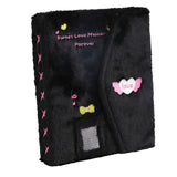 A5 Photocard Binder Plush A5 Binder Photo Album for Korean Idols Lovers Boys Black