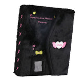 A5 Photocard Binder Plush A5 Binder Photo Album for Korean Idols Lovers Boys Black