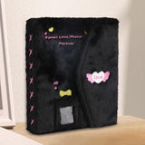 A5 Photocard Binder Plush A5 Binder Photo Album for Korean Idols Lovers Boys Black