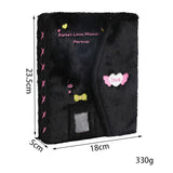 A5 Photocard Binder Plush A5 Binder Photo Album for Korean Idols Lovers Boys Black