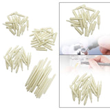 20Pcs Pen Plating Fiber Tips Shop Replacement Accessory Jewelry Plating Tips 2cmx0.35cm