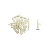 20Pcs Pen Plating Fiber Tips Shop Replacement Accessory Jewelry Plating Tips 2cmx0.35cm