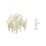 20Pcs Pen Plating Fiber Tips Accessory Shop Replacement Jewelry Plating Tips 2.5cmx0.35cm