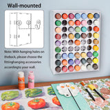 Maxbell Paint Storage Rack Artists Tool DIY Craft Container Rack Vertical Paint Rack 49 Hole
