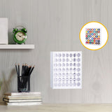 Maxbell Paint Storage Rack Artists Tool DIY Craft Container Rack Vertical Paint Rack 49 Hole