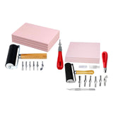 Maxbell Maxbell Stamp Making Kit Printing with Cutter Tools Rubber Block Stamp Carving Block Without Carve Knife