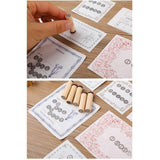 Maxbell Maxbell 40x Alphabet Stamps Decorative Stamper for Journaling Scrapbooking DIY Craft Style A