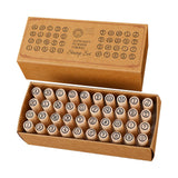 Maxbell Maxbell 40x Alphabet Stamps Decorative Stamper for Journaling Scrapbooking DIY Craft Style A