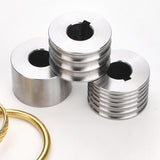 Maxbell Rolling Mill Roller Jewelry Press Tool for Jewelry Making Household Bracelet Three groove wheel