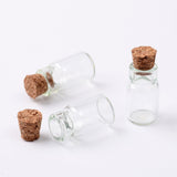 Maxbell Maxbell 20 Pieces Mini Glass Bottles with Cork Candy Bottles for DIY Jewelry Wedding