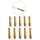 Maxbell Maxbell 5 Pieces Wooden File Handle Screw on Craft Strong DIY Hand Tools Replacement Large