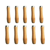 Maxbell Maxbell 5 Pieces Wooden File Handle Screw on Craft Strong DIY Hand Tools Replacement Large