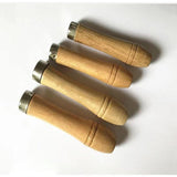 Maxbell Maxbell 5 Pieces Wooden File Handle Screw on Craft Strong DIY Hand Tools Replacement Large