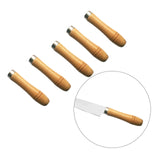 Maxbell Maxbell 5 Pieces Wooden File Handle Screw on Craft Strong DIY Hand Tools Replacement Large