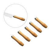 Maxbell Maxbell 5 Pieces Wooden File Handle Screw on Craft Strong DIY Hand Tools Replacement Large