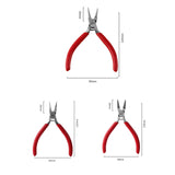 Maxbell Maxbell 3 Pieces Pliers with Ergonomic Handle Supplies for DIY Jewelry Making Women