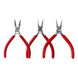 Maxbell Maxbell 3 Pieces Pliers with Ergonomic Handle Supplies for DIY Jewelry Making Women