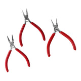 Maxbell Maxbell 3 Pieces Pliers with Ergonomic Handle Supplies for DIY Jewelry Making Women