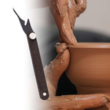 Maxbell Maxbell Pottery Tool Folding Pottery Art Tool for Modeling Figure Pottery Enthusiast Flat Scraper