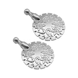 Maxbell Maxbell 2Pcs Thread Cutters Metal Thread Cutting Tools for DIY Crafting Cross Stitch Silver