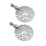 Maxbell Maxbell 2Pcs Thread Cutters Metal Thread Cutting Tools for DIY Crafting Cross Stitch Silver
