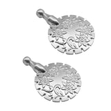 Maxbell Maxbell 2Pcs Thread Cutters Metal Thread Cutting Tools for DIY Crafting Cross Stitch Silver