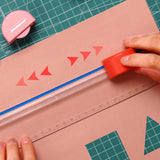 Maxbell Maxbell Rotary Paper Cutter Head DIY Supplies Replacement Blade for Paper Photo Film Red